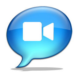 iChat - White Icon 256x256 png